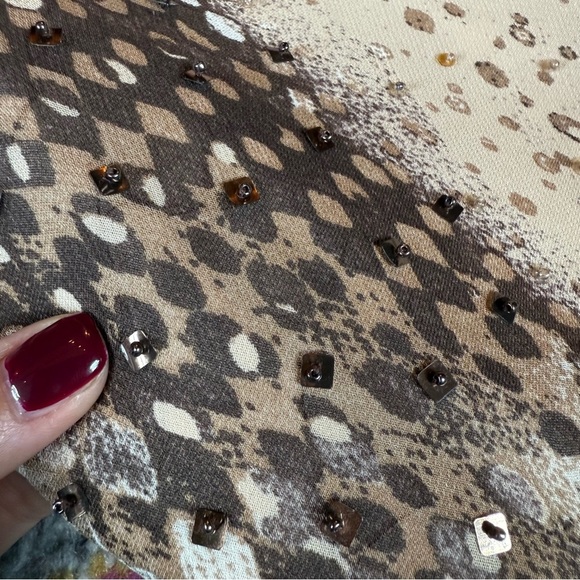 Y2K Eva Blue Asymmetrical Fairycore Sequin Dress Size 10 - Picture 11 of 15